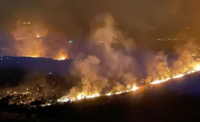 Çanakkale Gelibolu'da Orman Yangını Devam Ediyor2